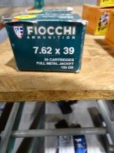 FIOCCHI 7.62X39 123GR FMJ 20/BOX (X2)