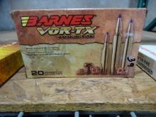 BOX OF BARNES VOR-TX 338 WIN MAG 225GR TIPPED TSX BT