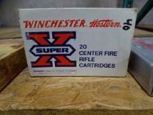 BOX OF WINCHESTER SUPER X .338 WIN MAG 250GR SILVERTIP EXP