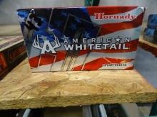 BOX OF HORNADY AMERICAN WHITETAIL 30-30 WIN 150GR INTERLOCK