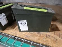 AMMO CAN W/STEEL BALLS, 45-70 GOV, .22 LR, .380 AUTO, 9MM, .243 & .223