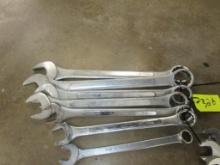 Large Open End Wrenches, 1 3/8"-2", and 1 1/8"