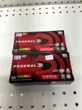 Federal, 9mm, 100rds of Ammuntion