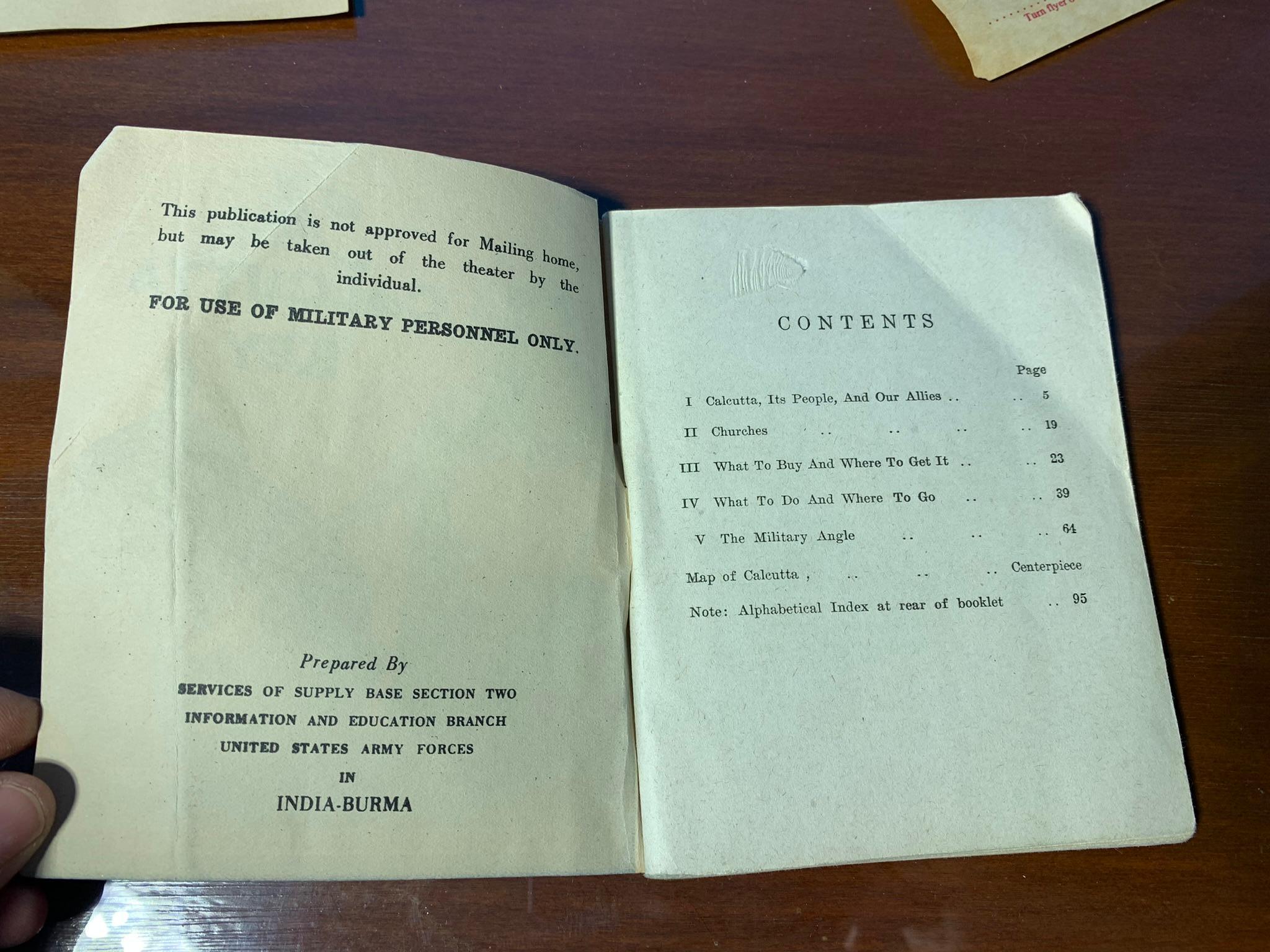 WWII Service Records and Memorabilia