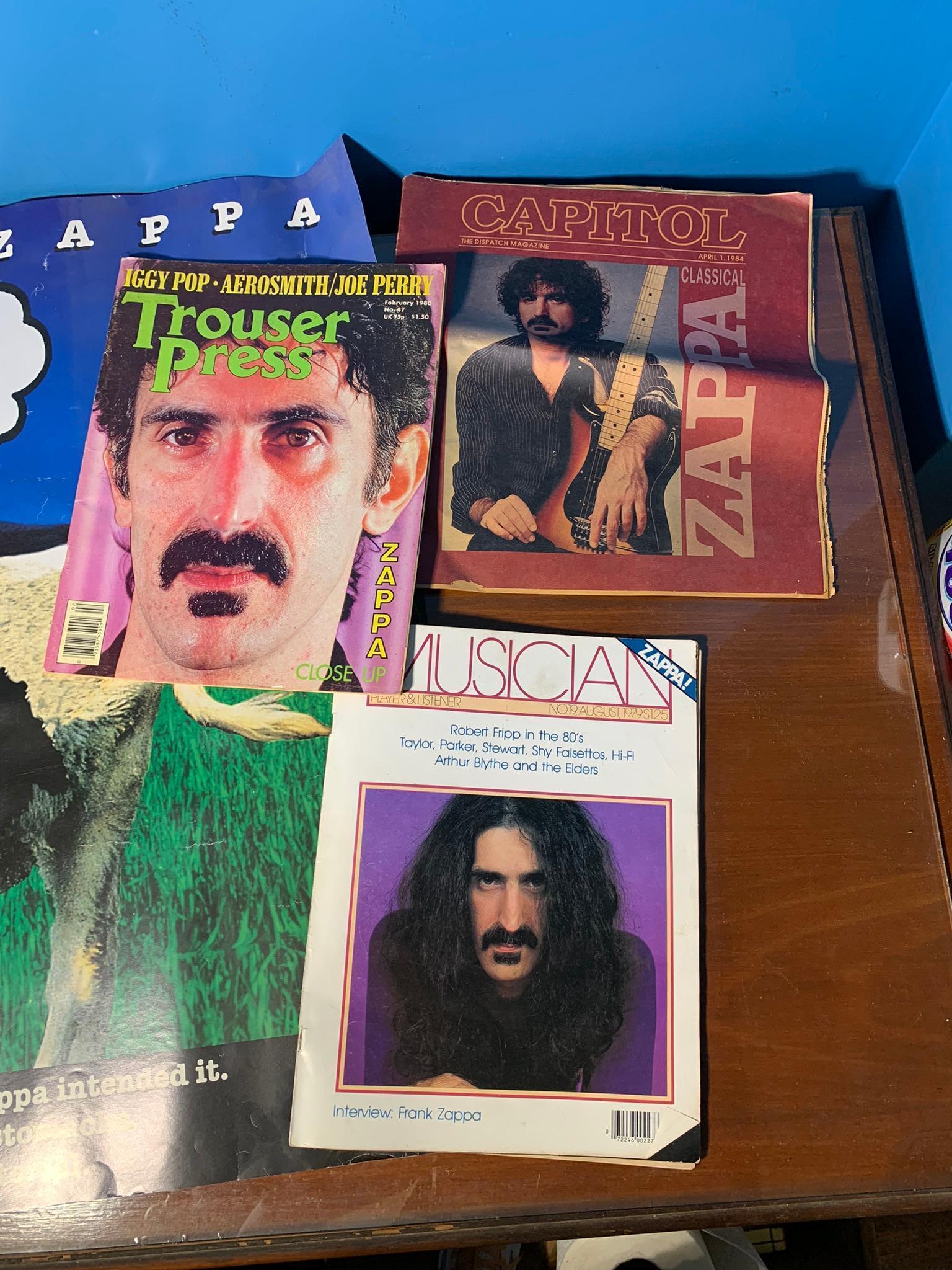 Large Group of Frank Zappa Memorabilia
