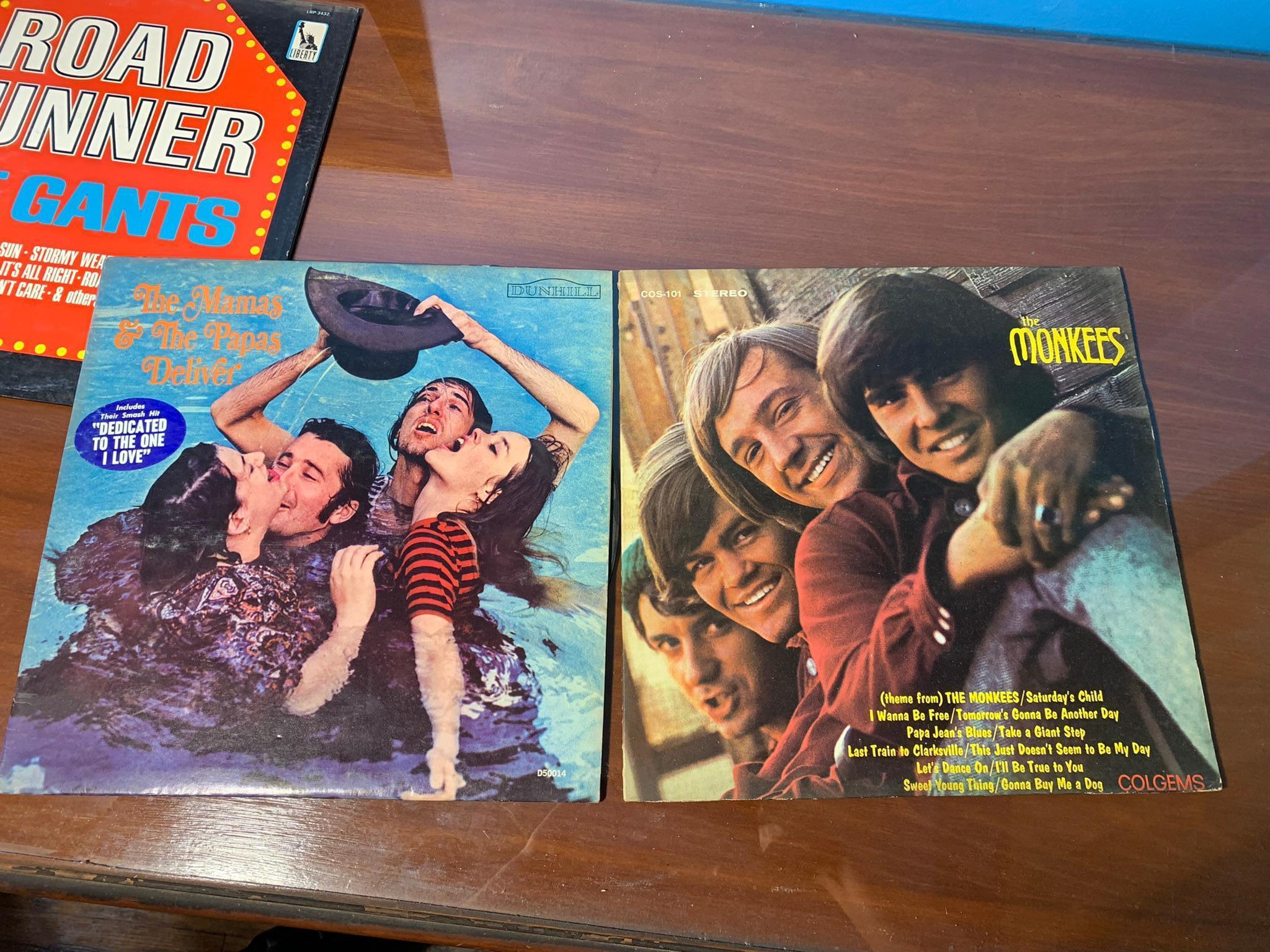 Group of 15 Records - The Youngbloods. Willie Nelson, The Monkees, Chicago
