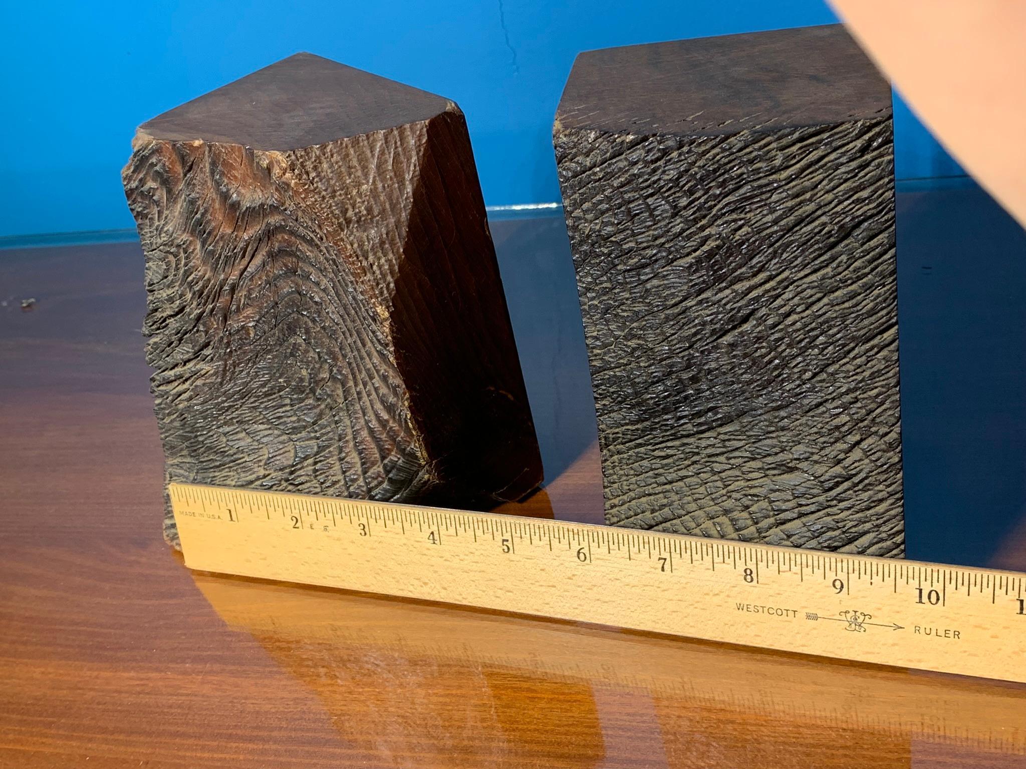 Pair of Wood Bookends