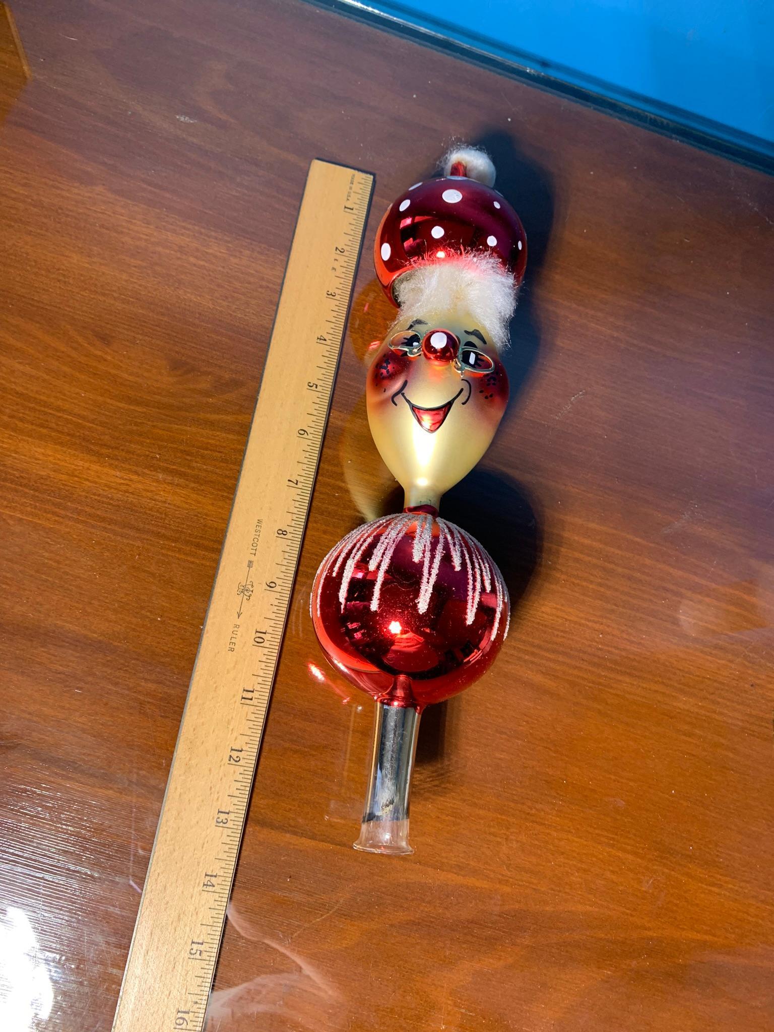Vintage Christmas Tree Topper and Ornament