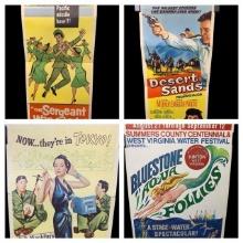 Group of Four Vintage Movie Posters