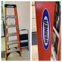 Werner Fiberglass Ladder and Step Ladder