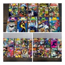 A Large Group 30 Marvel Comic Books Including X-Factor, and X-Men!