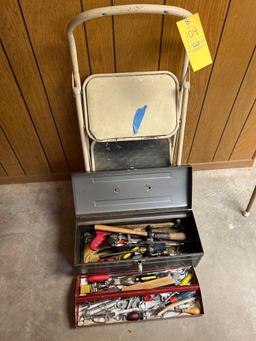 Tools with Toolbox and Stool