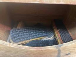 Vintage Shoe Groomer Case, Hardware Storage w Contents
