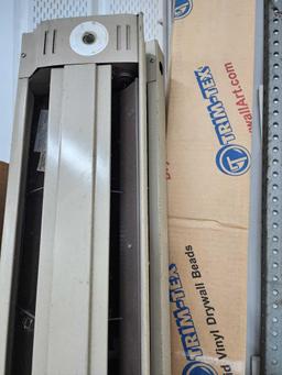 Building materials lot: soffit, heating registers, insulation