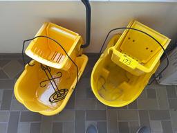 (2) Rubbermaid Mop Buckets