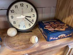 Stool, Picture Frame, Stool, Clock, Games, Bibles