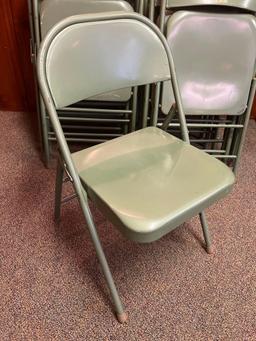 (16) Metal Folding Chairs