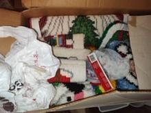 Christmas Latch Hook Rugs 3 boxes