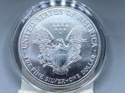 1999 American Silver Eagle Colorized .999 Silver