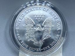 1999 Colorized American Silver Eagle .999 Silver