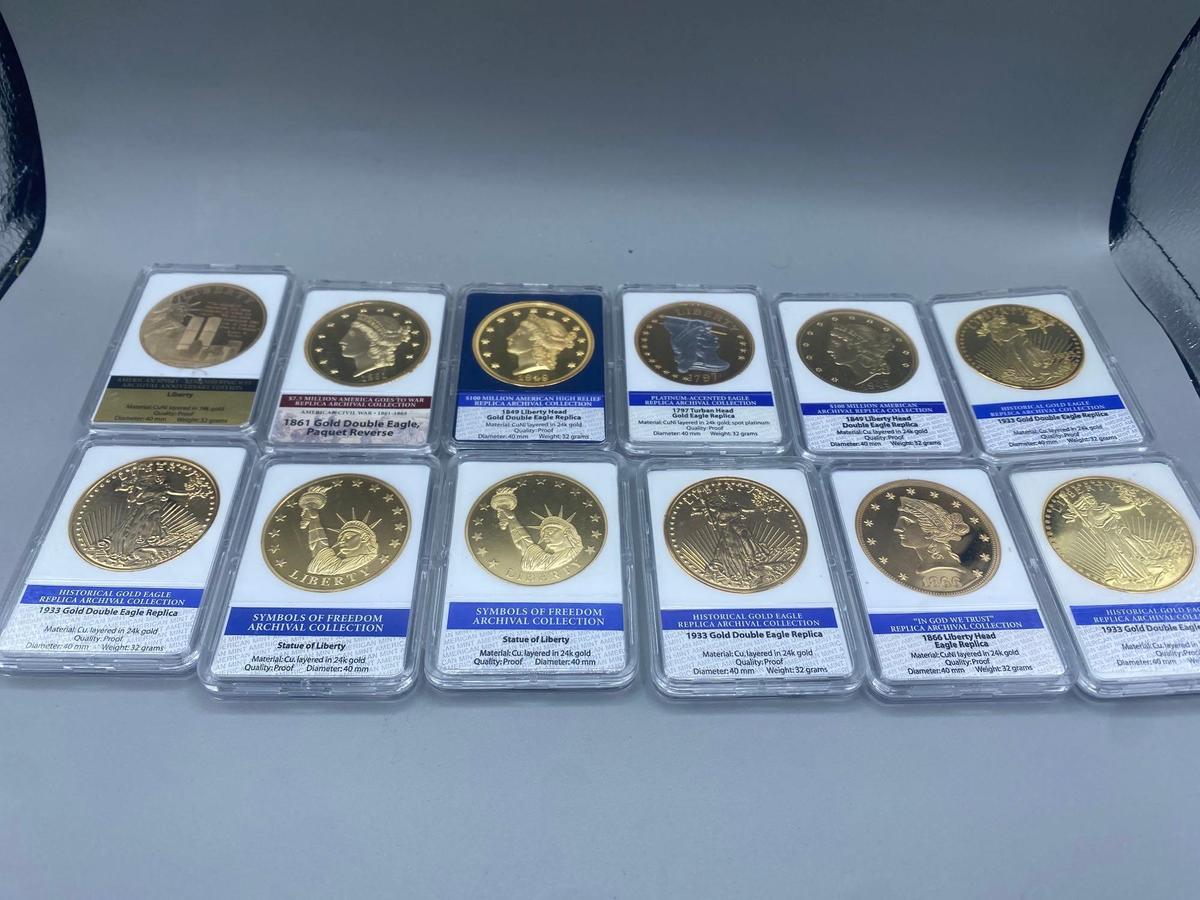 Gold Plated Replica Coins