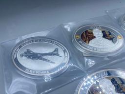 Silver Plated Commemorative Medals