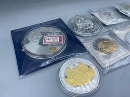 Silver & Gold Plated Replica Medals