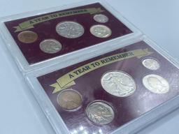 1934 & 1935 A Year to Remember Coin Set bid x 2
