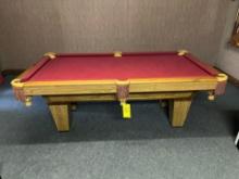 Brunswick Pool Table, Billiards Rack with Accessories