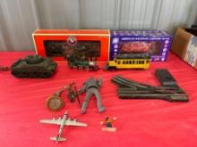 Lionel Western Telegraph Co. Passenger Car - American Railroad Caboose - Assortment of Train Models