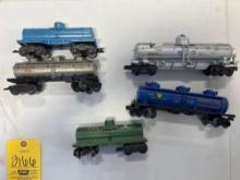 Assorted Lot Of MAR And Lionel Tank Cars