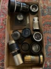 Collection of Vintage Camera Lenses