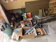 scrap iron and parts pile