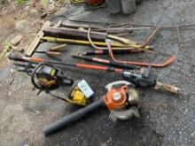 electric pole saw - hand tools - chainsaws - gas blower