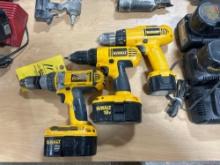 Dewalt Drills - Batteries and Chargers