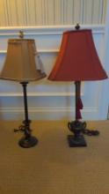 Two Decorative Accent Table lamps