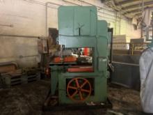 Tannewitz Industrial Band Saw With Adjustable Feeder Table