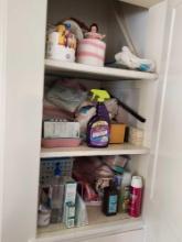 Hallway Closet Contents - Personal Care Items, Bedding, Toiletries, & more