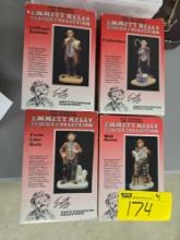 The Emmett Kelly Jr. Signature Collection figures bid x 4