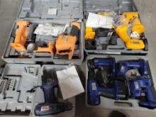Large lot of imported cordless tool sets, 18v
