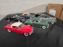 6 Danbury Mint Diecast Cars