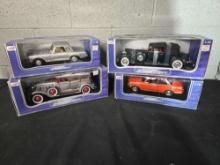 4 Anson Classic 1/18 Scale Diecast Cars