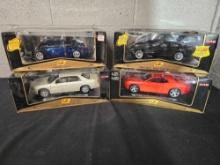4 Maistro Premier Edition 1/18 Scale Diecast Cars