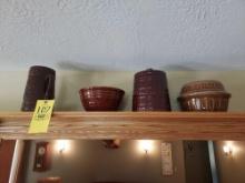 Shelf Contents - Pottery & Small Decor