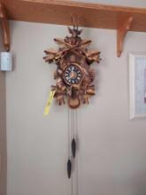 Hunting Themed Wall Mounted Coo-Coo Clock