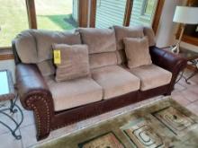 92 In. Leather Couch