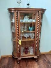 Vintage Ornate Display Cabinet