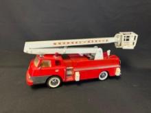 Tin Friction Snorkel Friction Fire Truck