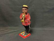 1950s Wind Up Louis Armstrong Toy - Works