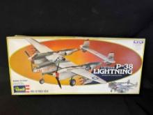Revell P-38 Lighting Unbuilt model